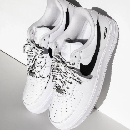 【Nike x Supreme】Air Force 1 Low- White Black