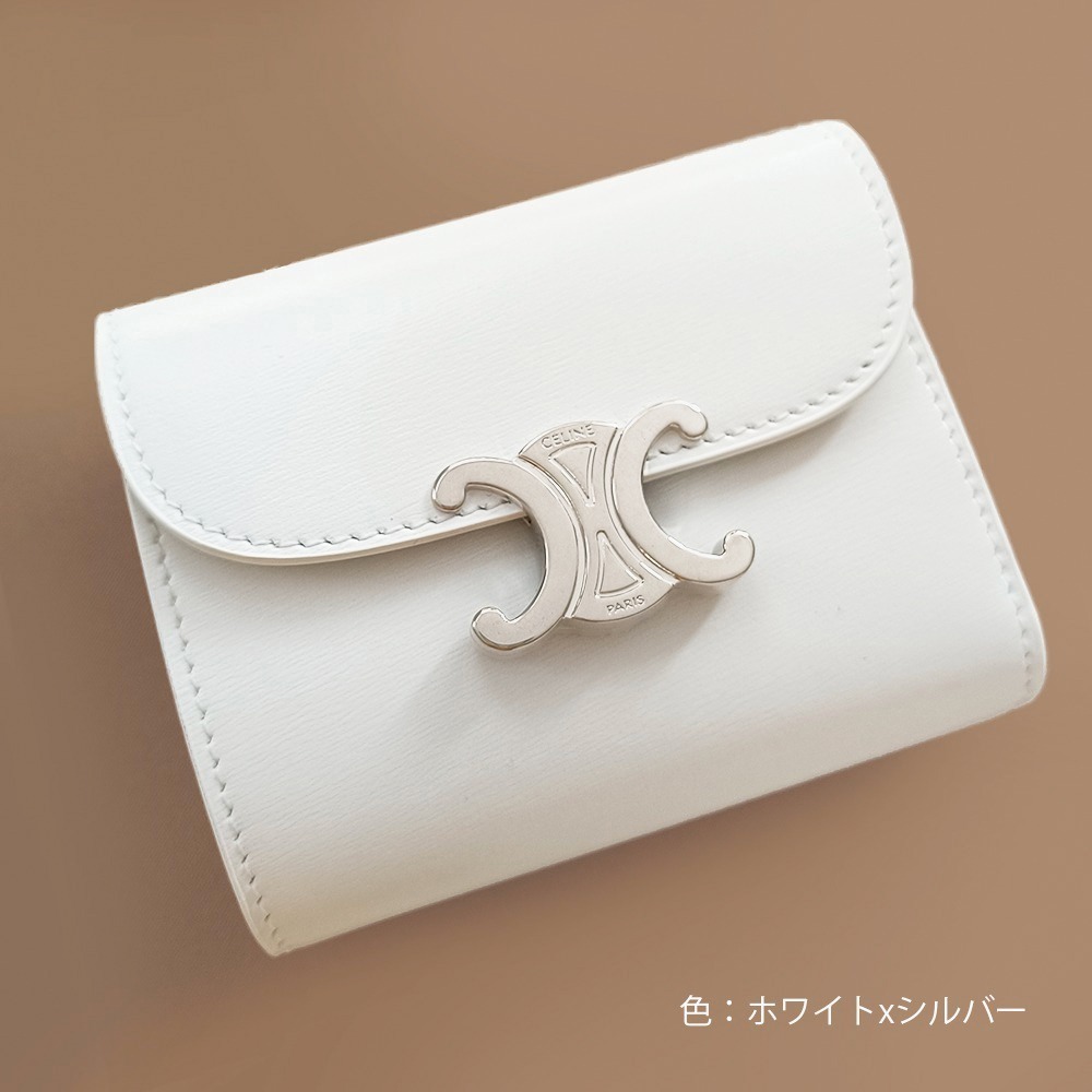 CELINE スモール トリオンフ フラップウォレット