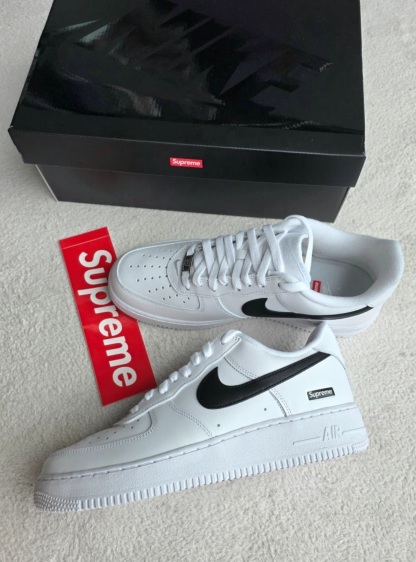 【Nike x Supreme】Air Force 1 Low- White Black