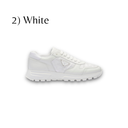 PRADA＊Leather and Re-Nylon ハイトップスニーカー＊送料込