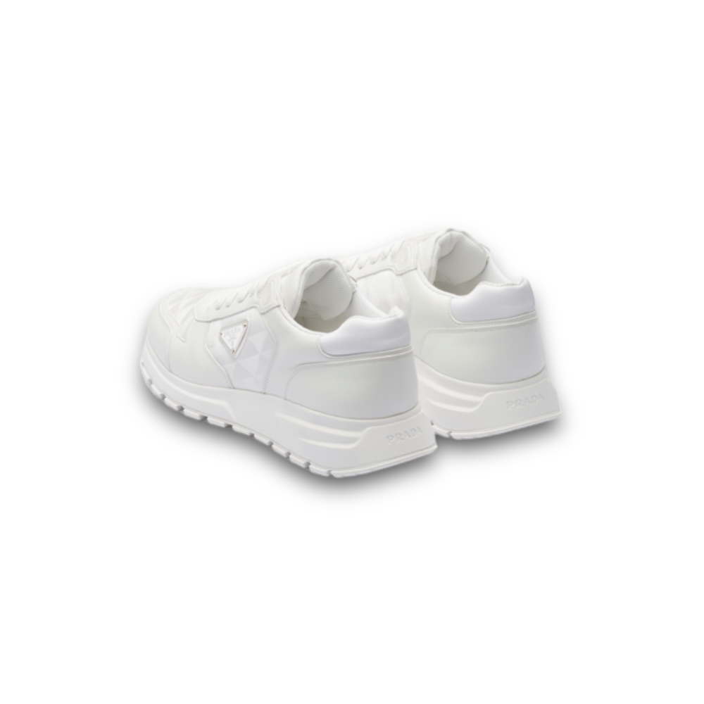 PRADA＊Leather and Re-Nylon ハイトップスニーカー＊送料込