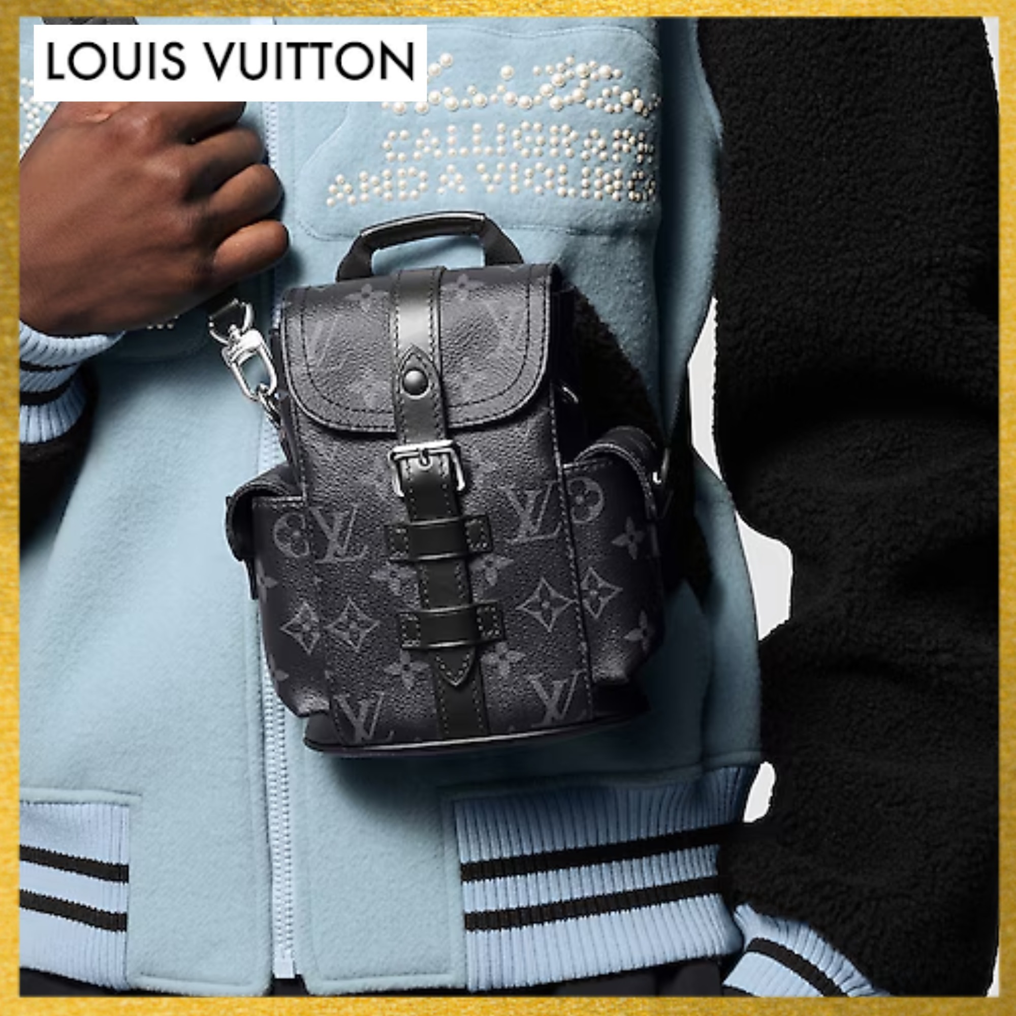 【LOUIS VUITTON】クロスボディバッグ ナノ クリストファー/人気 