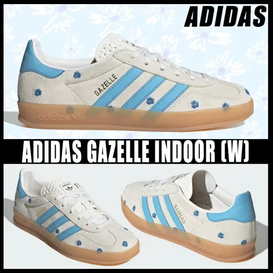 花柄刺繍の施された adidas Gazelle Indoor が発売予定 ［IF4491 / IF4490］
