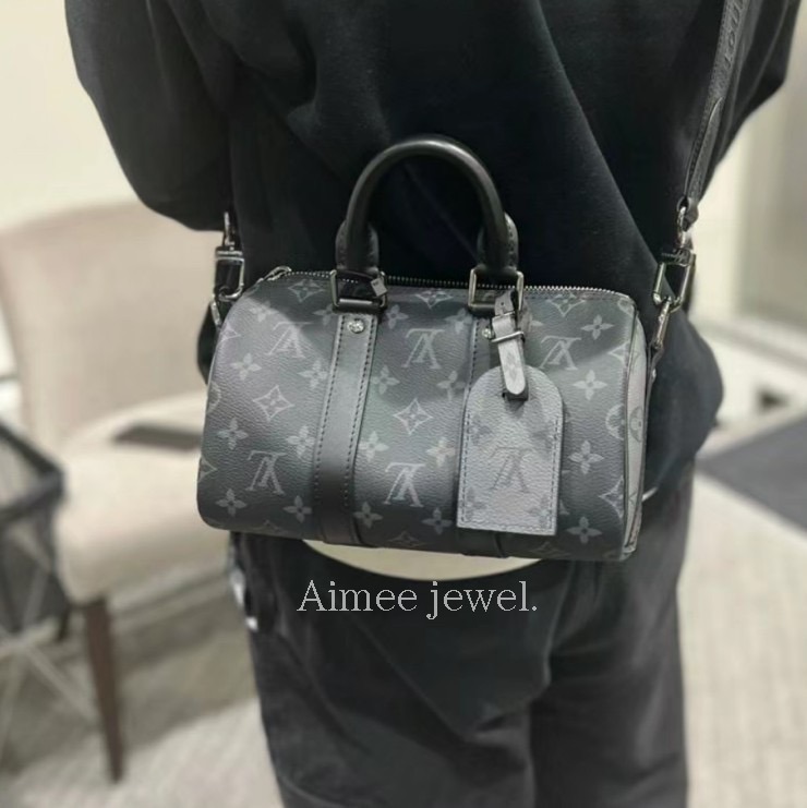 クール【LouisVuitton】キーポル・バンドリエール 25 モノグラム