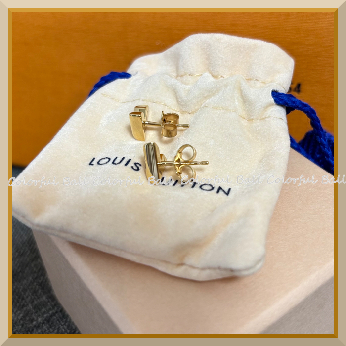 国内即発LouisVuittonスタッズ イヤリング・エセンシャルVメンズ