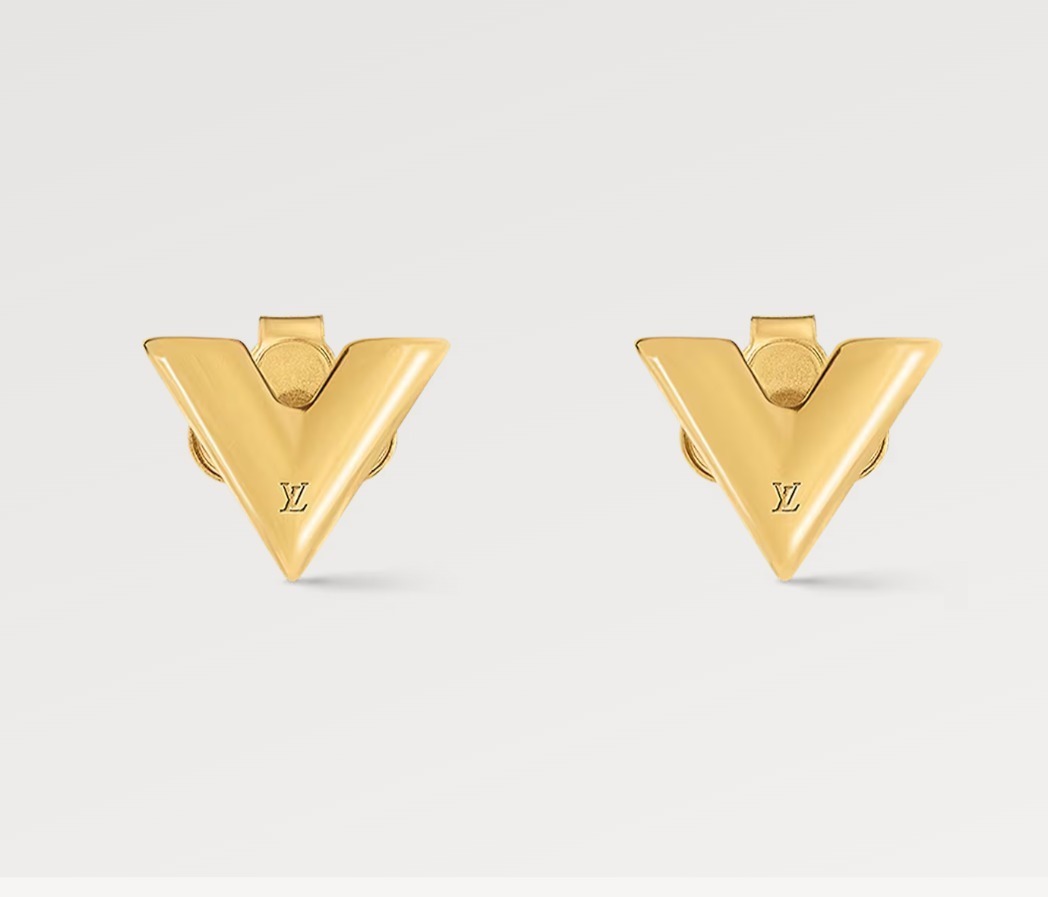 国内即発LouisVuittonスタッズ イヤリング・エセンシャルVメンズ