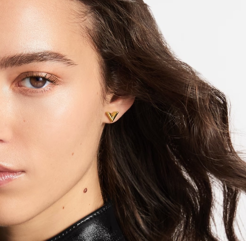 国内即発LouisVuittonスタッズ イヤリング・エセンシャルVメンズ