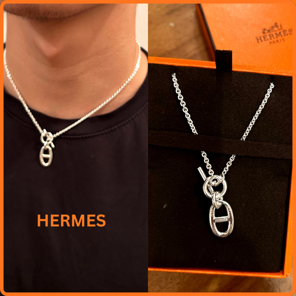 【HERMES】　アンカーチェーンペンダント