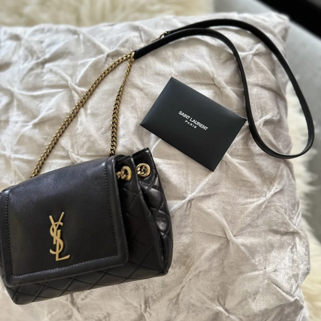 関税送料込国内発送★SAINT LAURENT モノグラム ミニ ノリータ