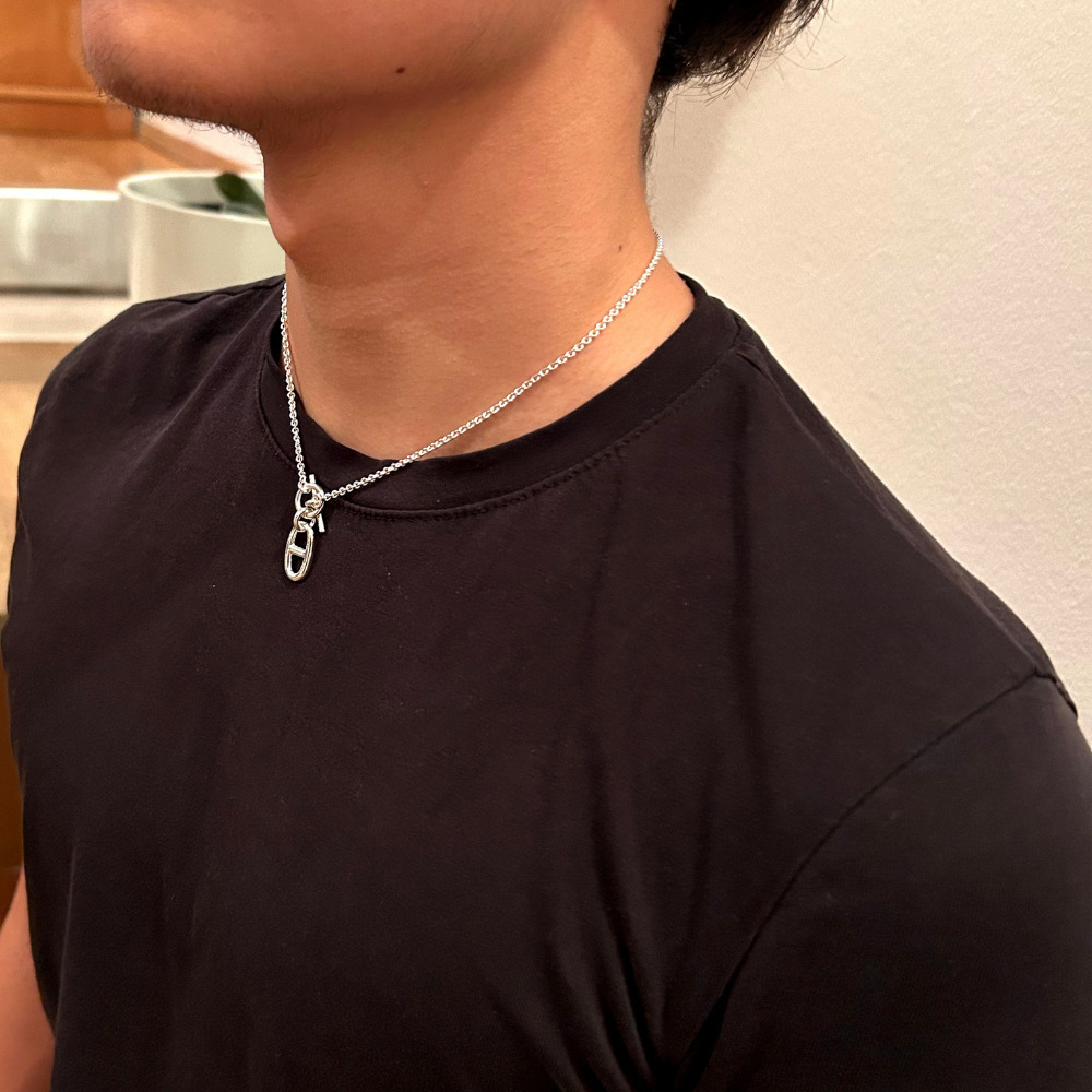 【HERMES】　アンカーチェーンペンダント