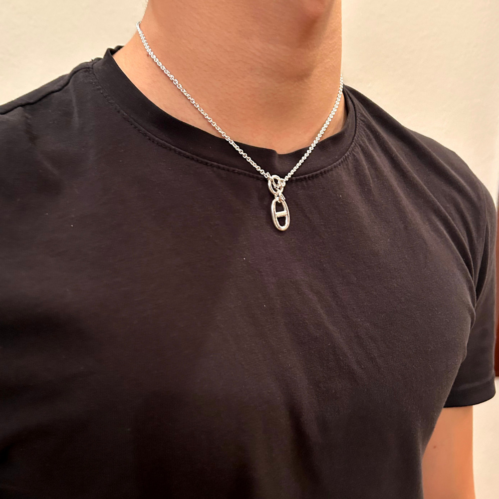 【HERMES】　アンカーチェーンペンダント