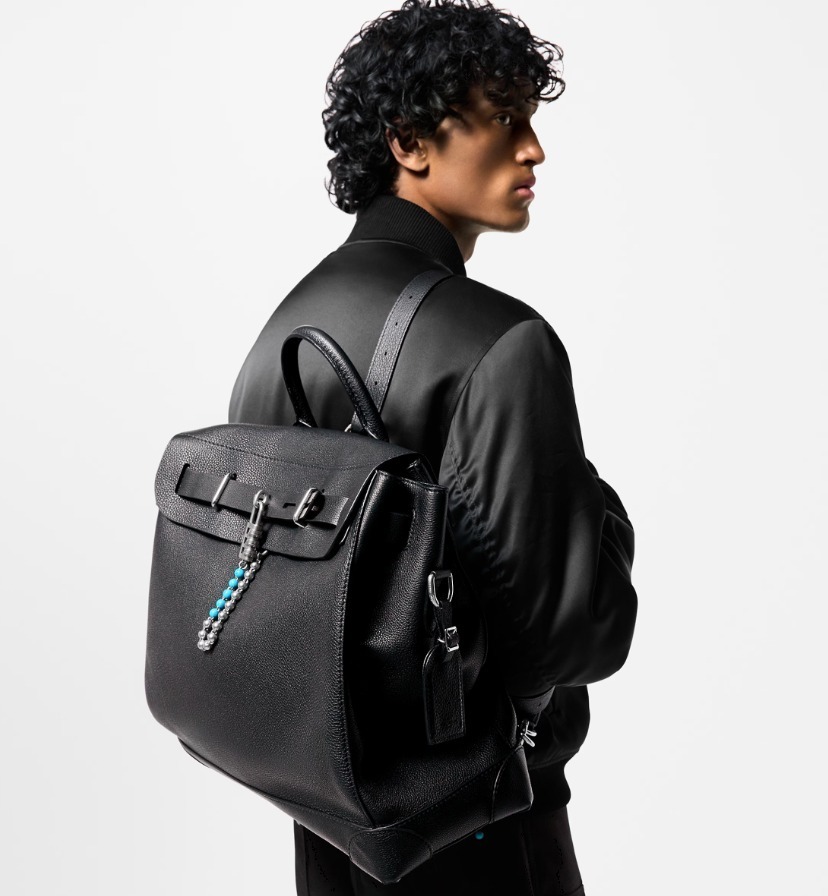 Louis Vuitton リュック《スティーマー40》黒 カーフ DHL 直営店
