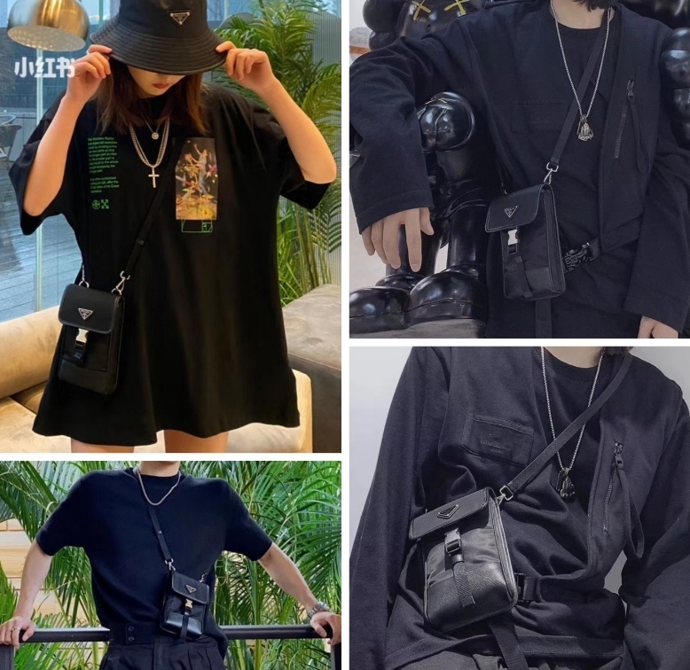 ☆PRADA leather smartphone case☆ショルダーバッグ