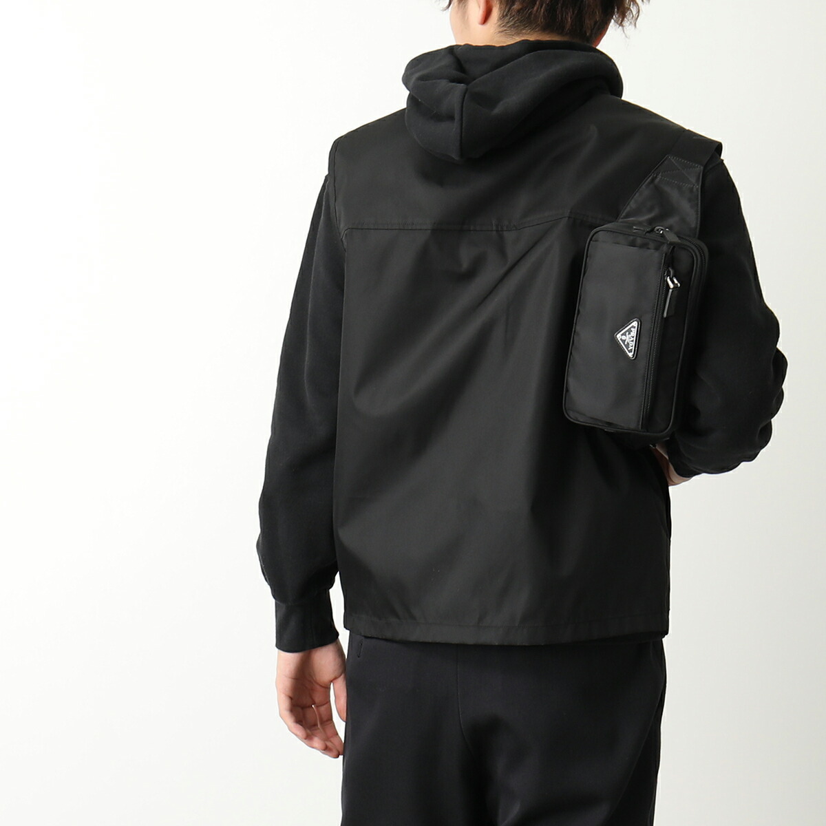 PRADA ボディバッグ 2VL977 WOO 2DMG Re-Nylon ベルトバッグ