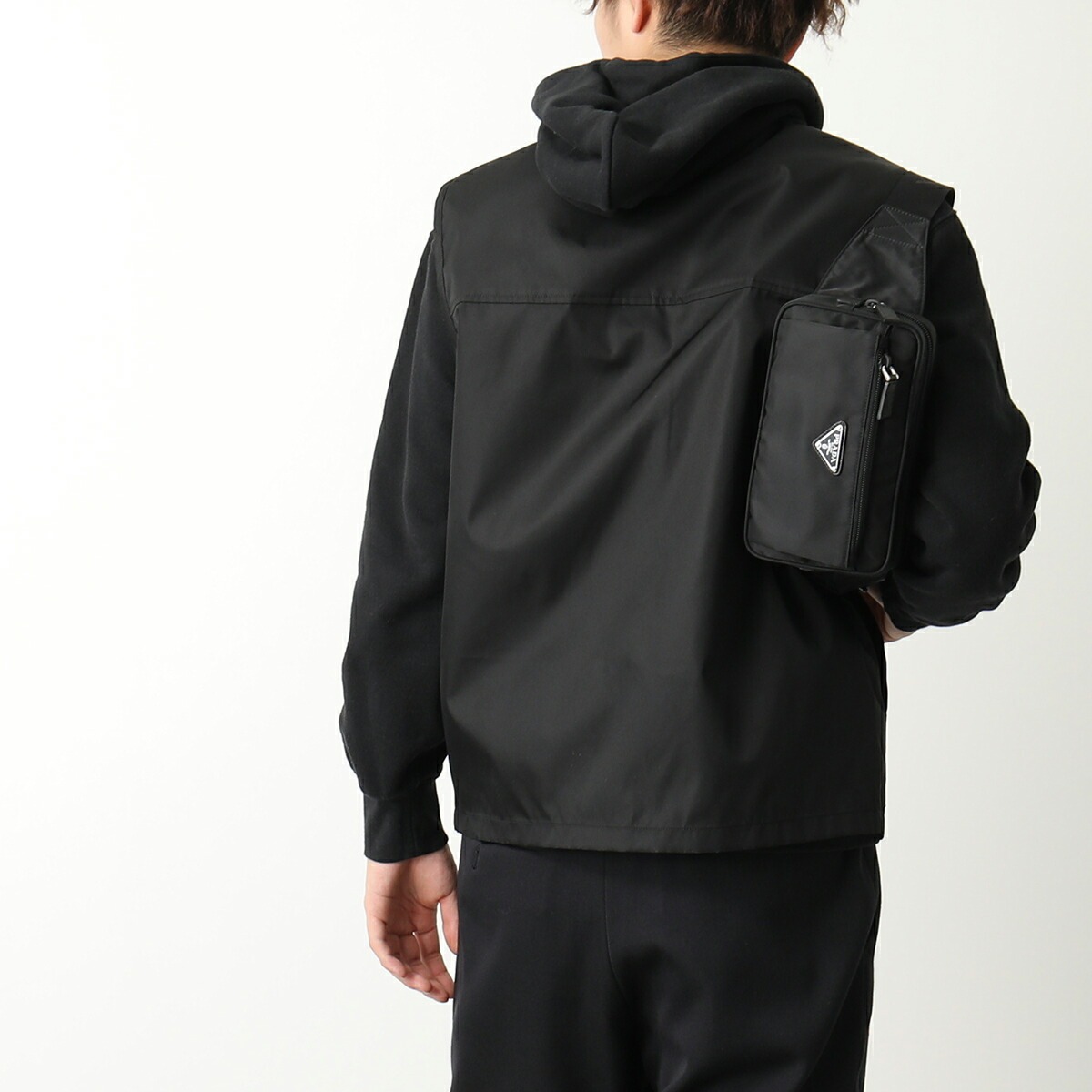 PRADA ボディバッグ 2VL977 WOO 2DMG Re-Nylon ベルトバッグ