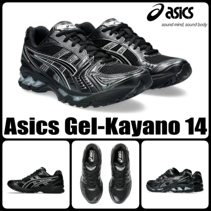 【アシックス】Asics Gel-Kayano 14 Black Pure Silver ★人気★