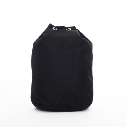 PRADA ナイロン 巾着ポーチ 三角ロゴ 1NA369