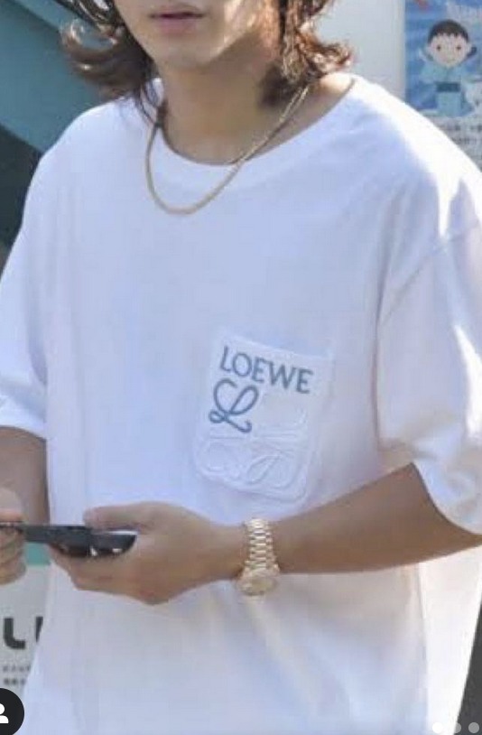 【LOEWE】アナグラムAnagramポケット Tシャツ