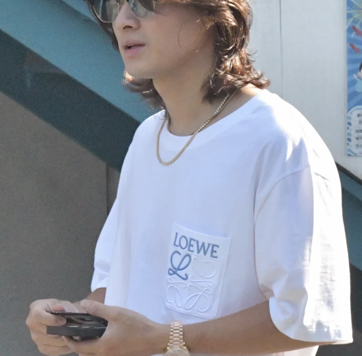 【LOEWE】アナグラムAnagramポケット Tシャツ