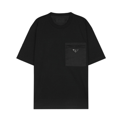 関税負担なし☆PRADA プラダ Re-Nylon xジャージー Tシャツ
