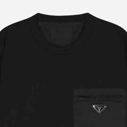 関税負担なし☆PRADA プラダ Re-Nylon xジャージー Tシャツ