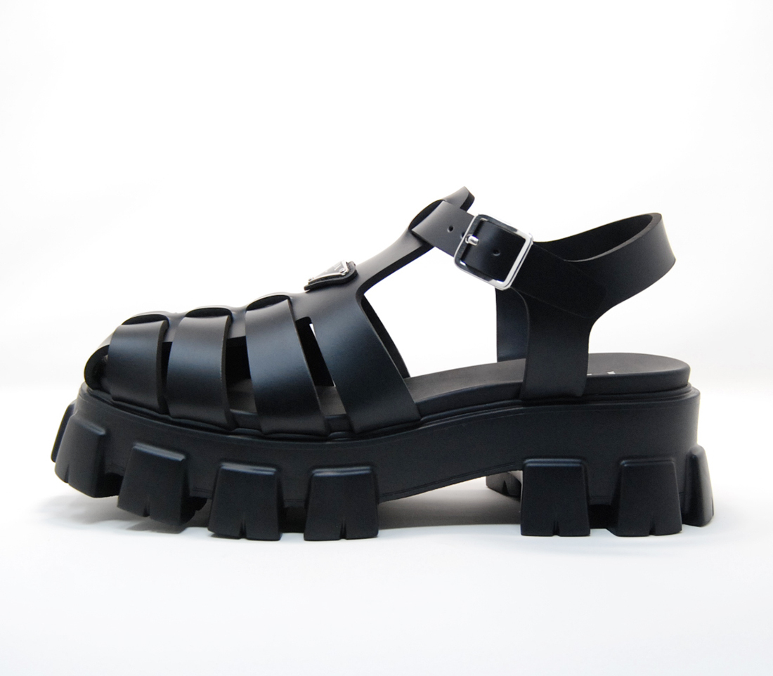 関税負担なし☆PRADA プラダ ラバー サンダル