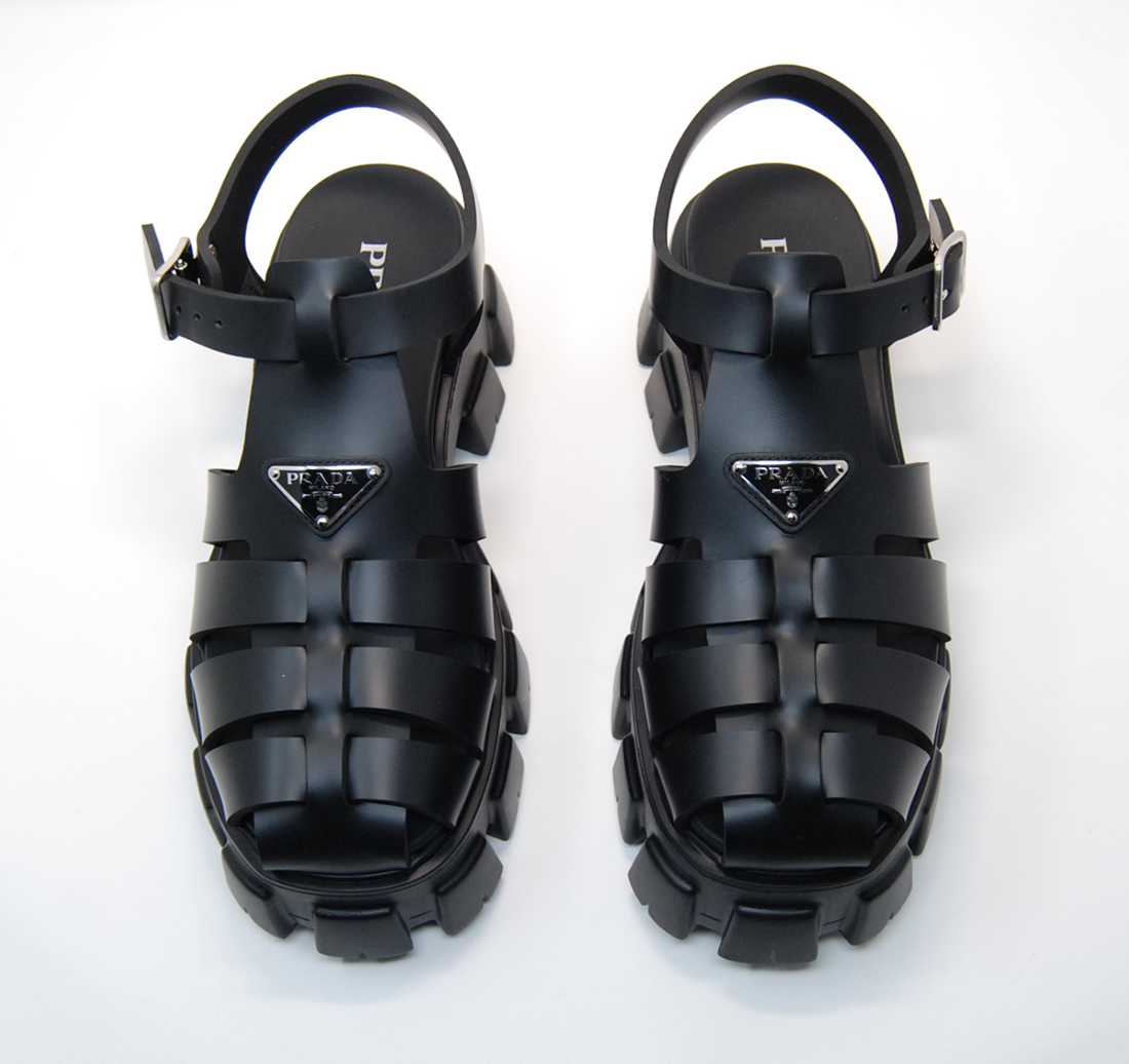 関税負担なし☆PRADA プラダ ラバー サンダル