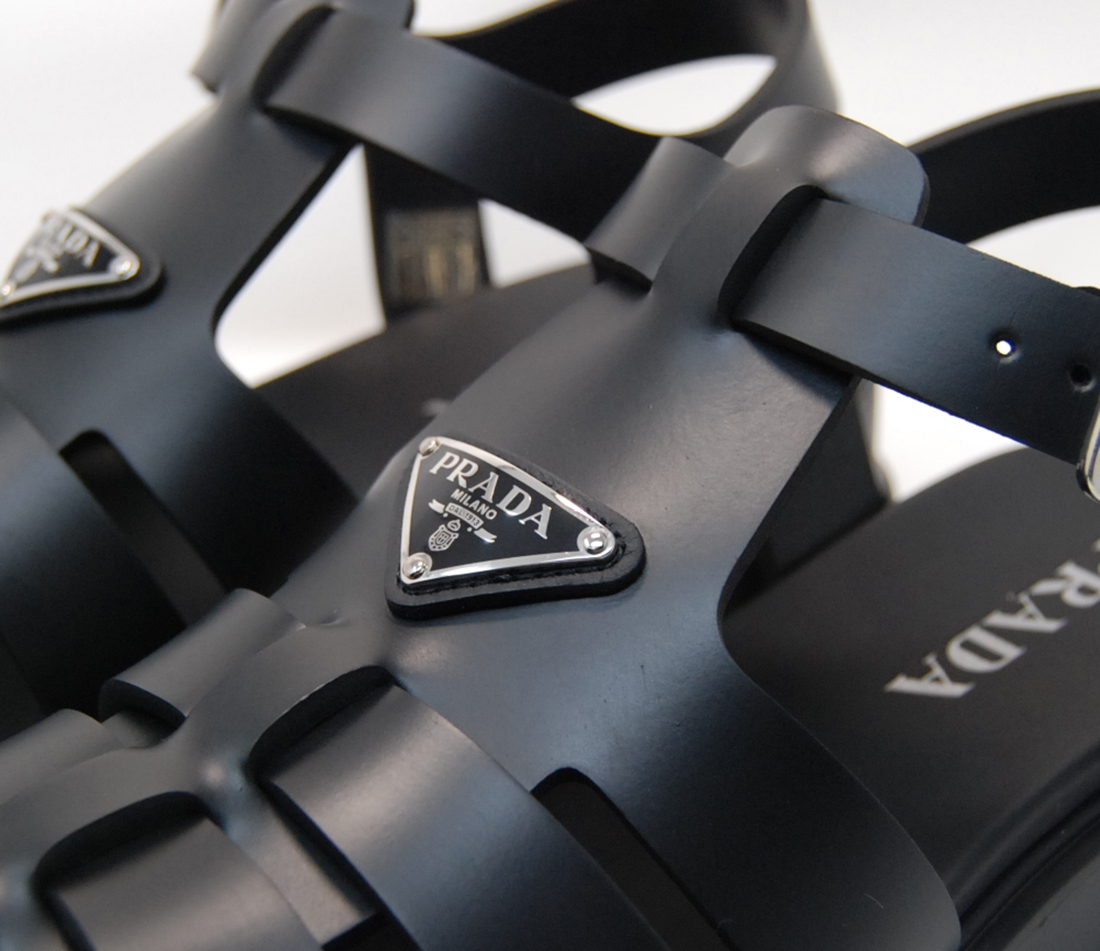 関税負担なし☆PRADA プラダ ラバー サンダル