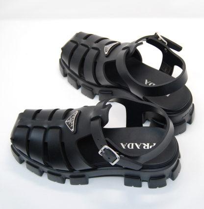 関税負担なし☆PRADA プラダ ラバー サンダル