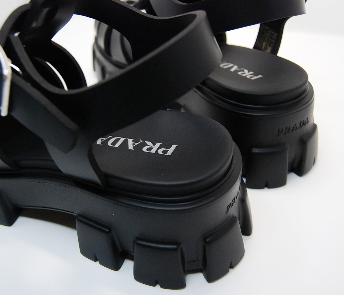 関税負担なし☆PRADA プラダ ラバー サンダル