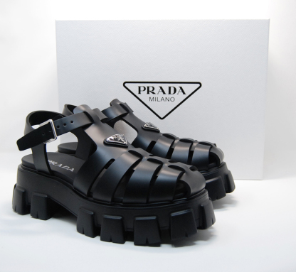 関税負担なし☆PRADA プラダ ラバー サンダル