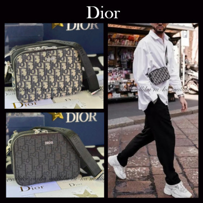すぐ届く☆【Dior】オブリークジャカード ショルダーバッグ