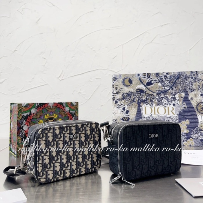 すぐ届く☆【Dior】オブリークジャカード ショルダーバッグ