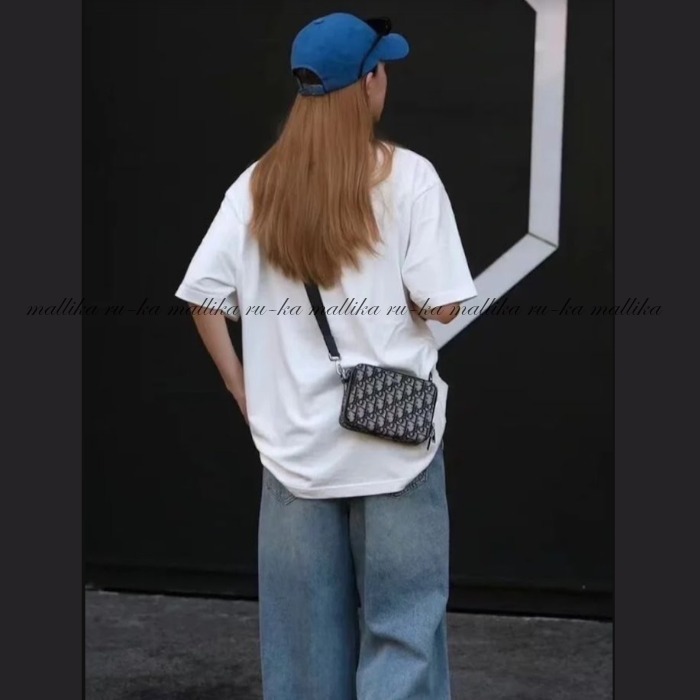 すぐ届く☆【Dior】オブリークジャカード ショルダーバッグ