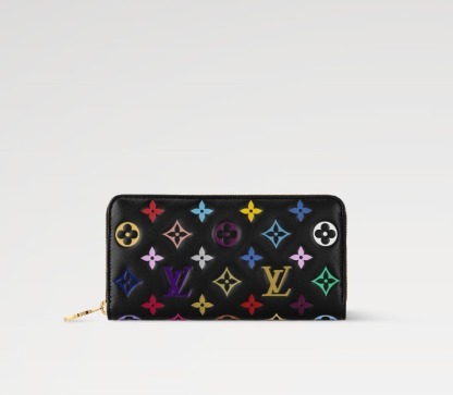 明日着 限定 LV×TM 上質ラムレザー モノグラム ZIPPY 長財布