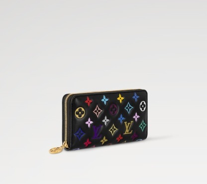 明日着 限定 LV×TM 上質ラムレザー モノグラム ZIPPY 長財布