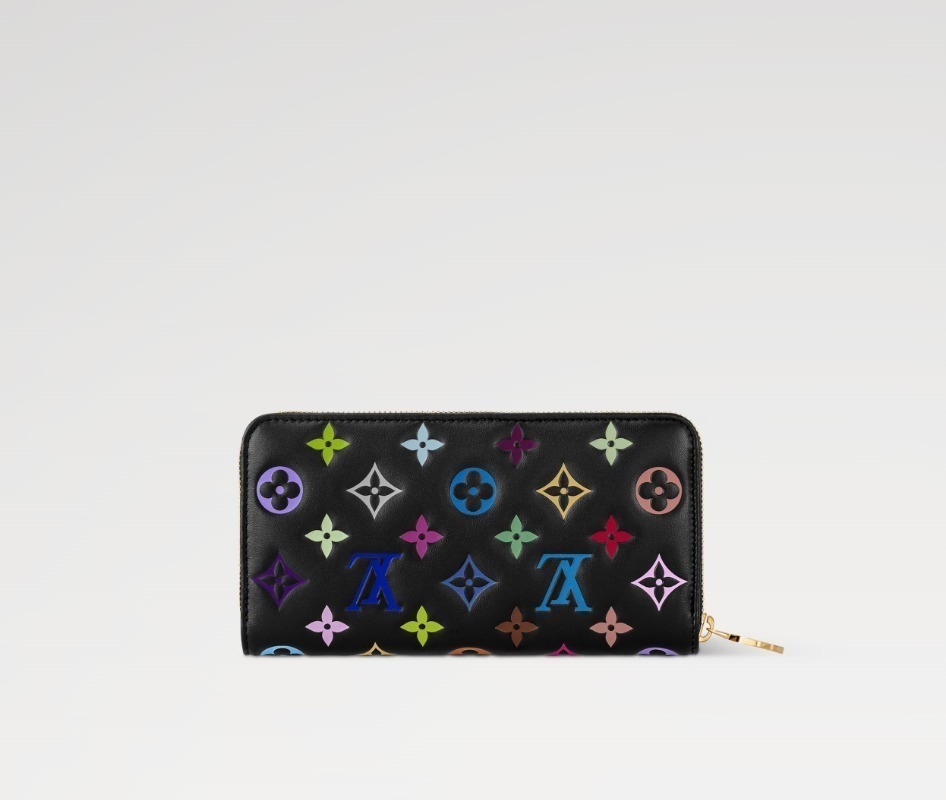 明日着 限定 LV×TM 上質ラムレザー モノグラム ZIPPY 長財布