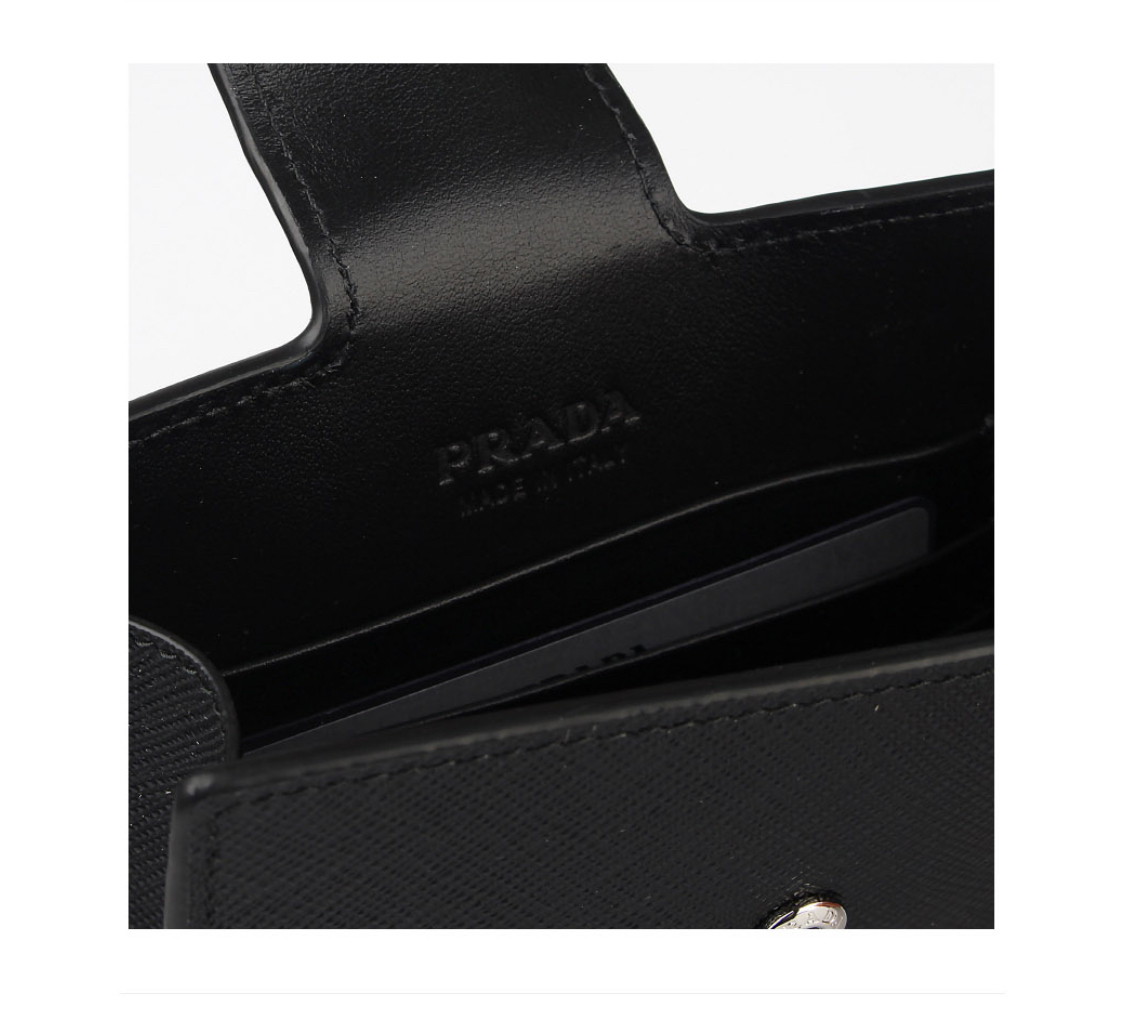 関送込! PRADA★フォンケース レザー ショルダーバッグ 2ZH179