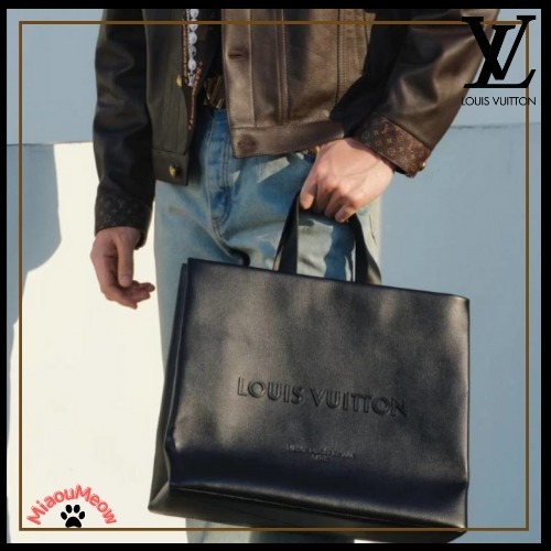 人気！大人男性に【ルイヴィトン】ショッパートートMM/ブラック