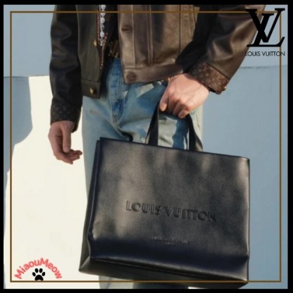 人気！大人男性に【ルイヴィトン】ショッパートートMM/ブラック