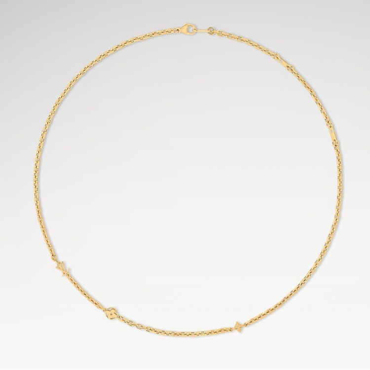 《Louis Vuitton》 チェーン ネックレス LV Yours