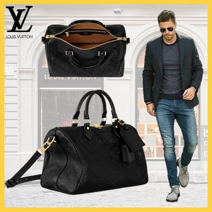 24SS◆Louis Vuitton◆Speedy Soft 30 ボストンバッグ ブラック M47186