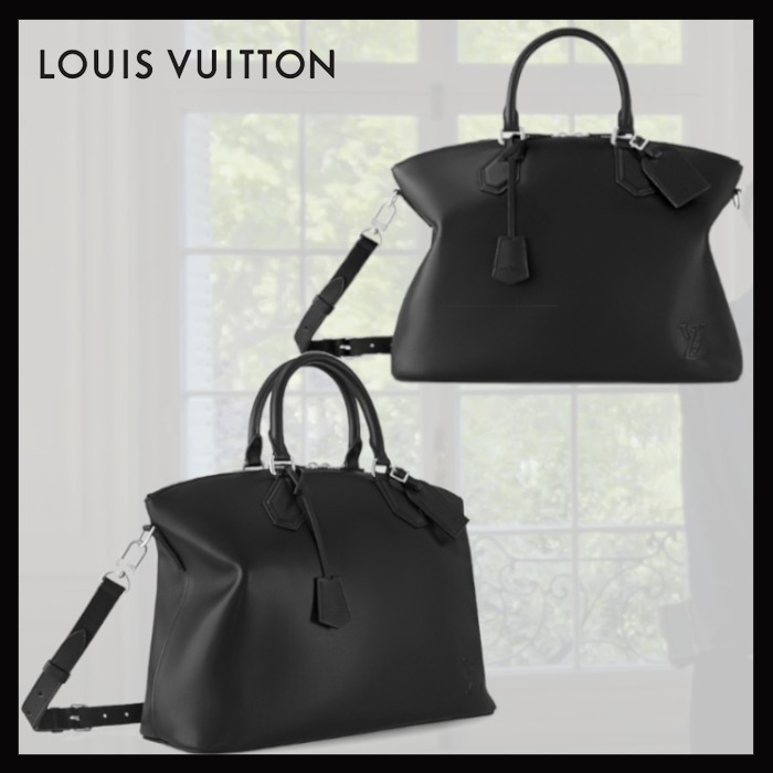 Louis Vuitton バッグ《Lock It MM》黒 ミレジムレザー 直営店