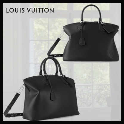 Louis Vuitton バッグ《Lock It MM》黒 ミレジムレザー 直営店
