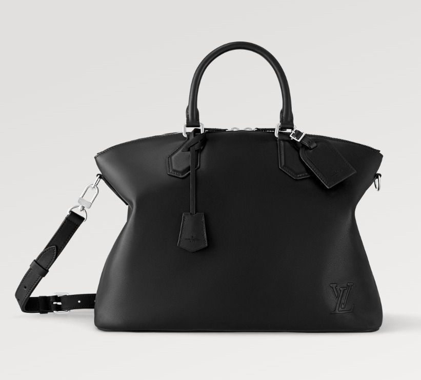 Louis Vuitton バッグ《Lock It MM》黒 ミレジムレザー 直営店