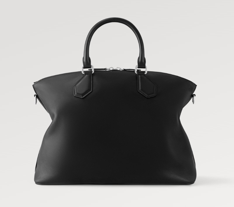 Louis Vuitton バッグ《Lock It MM》黒 ミレジムレザー 直営店