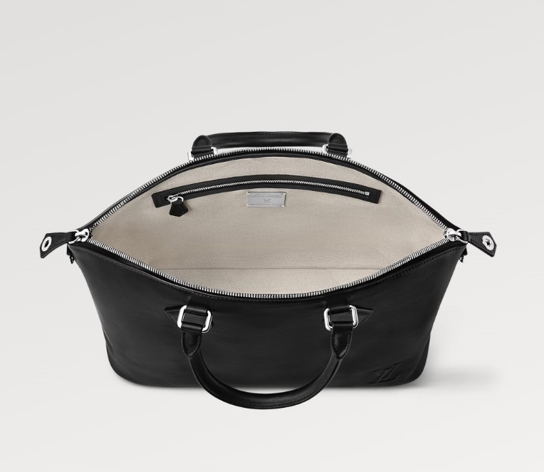 Louis Vuitton バッグ《Lock It MM》黒 ミレジムレザー 直営店