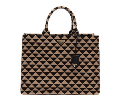 ☆人気☆【PRADA】☆シンボル エンブロイダリー トートバッ.グ☆