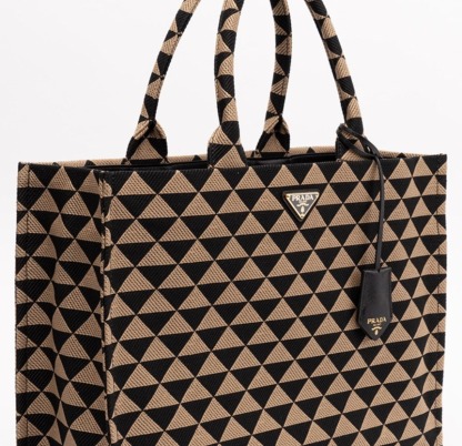 ☆人気☆【PRADA】☆シンボル エンブロイダリー トートバッ.グ☆