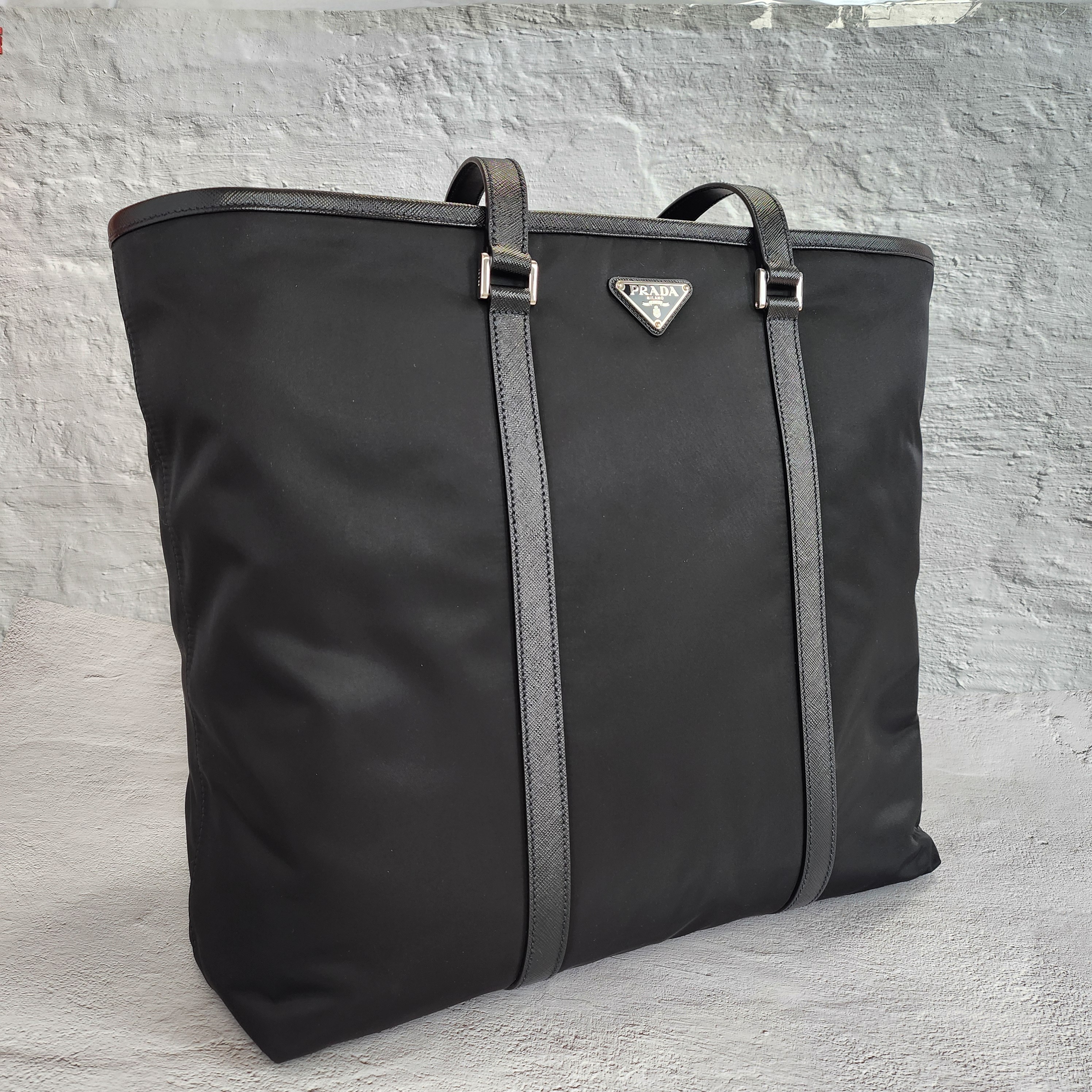 ★関税込★PRADA★Re-Nylon xサフィアーノレザートートバッグ